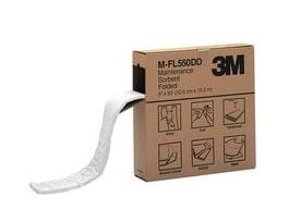 3M™ Maintenance Sorbent Folded M-FL550DD, 127 mm x 15.2 m, 3 Ea/Case