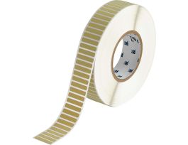 Matte Amber Polyimide Circuit Board Labels 0.25 in H x 1.25 in W Amber 10000/RL