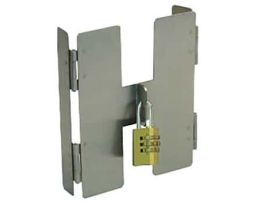Security Lock Device for Upright Freezer Drawer Rack; 5-11/16" x 8-11/16"