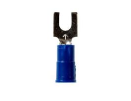 3M™ Scotchlok™ Block Fork, Vinyl Insulated Brazed Seam MV14-6FBK, Stud Size 6, suitable for use in a terminal block, 1000/Case