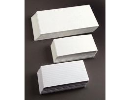 CARD INDEX WHITE BLANK 3 X5 INCH PK100