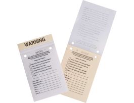 Parking Violation Tags, 6.25" H x 3.125" W, Black on White