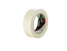 3M™ General Use Masking Tape 201+, Tan, 48 mm x 55 m, 4.4 mil, 24 Roll/Case, Individually Wrapped Conveniently Packaged