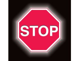 STOP Sign, 18" H x 18" W, Aluminum