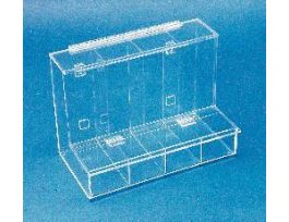 DISPENSER FINGER COT 4BINS CLR