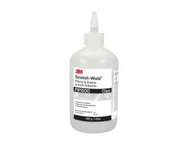 3M™ Scotch-Weld™ Plastic & Rubber Instant Adhesive PR1500, Clear, 500 Gram, 1 Bottle/Case