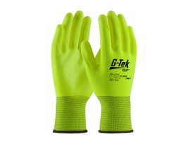 G-Tek, 13G HV Poly Shell, HV Yellow PU Coating
