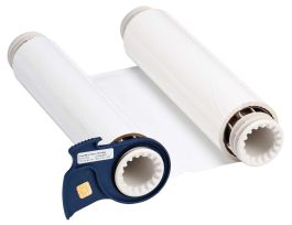 BBP85 Series R10000 Printer Ribbon, Roll of 200', White, 6.25" W