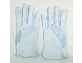 GLOVE ESD NON-SLIP PVC CTD PALM ELSTC S PK