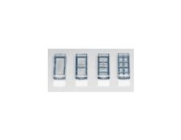 Chamber Slide System, Glass, 4-Well; 16/Pk