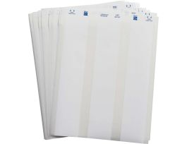 LaserTab Polyester Lbls 1.437 in H x 2 in W White 56/PK