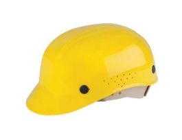 Deluxe Bump Cap - Low hazard, Vented, 4-pt suspension, Yellow