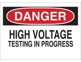 CAUTION Hot Surface. Do Not Touch. Sign, 7" H x 10" W x 0.006" D, Polyester, Black/Red on Yellow