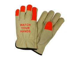 West Chester, Pigskin Driver, Hi-Vis Finger Tips, Positherm Liner , LG