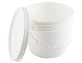 PAIL W/COVER HDPE 1GAL CS6