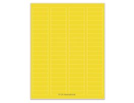 LABEL 1.75X0.5IN CRYO LASER SHEET YE