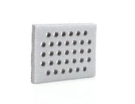 3M™ Clean Sanding Interface Pad 28324, 3 in x 4 in x 1/2 in 33 Holes, 10 ea/Case