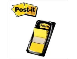 Post-it® Flags 680-YW12, 1 in. x 1.7 in. (25.4 mm x 43.2 mm) Canary Yellow 12 disp/box 4 bx/cs