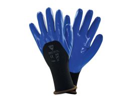 West Chester, Black Nylon Shell, 3/4 Blue Nitrile Coating , LG