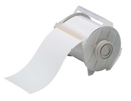 All Weather Permanent Adhesive Vinyl Labels for GlobalMark Printer - 4" x 6.25" White