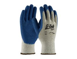 G-Tek Force, 10G Gry. Cotton/Poly Shell, Bl. Latex Crinkle Coat, MD