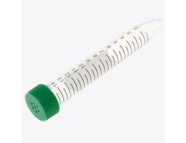 Bio-Reaction Centrifuge Tube, 15 mL, Vented Cap, Foam Rack, Sterile; 300/Cs