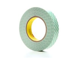 3M™ Double Coated Film Tape 9589, White, 1 in x 36 yd, 9 mil, 36 rolls per case