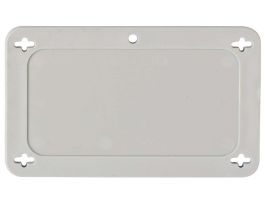 Blank Valve Tags Plastic 2.2 in H x 3.7 in W Gray