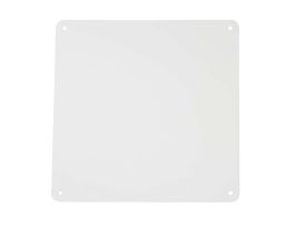 BBP85 Series Blank Acrylic Signs, 10.25" H x 10.25" W, Pack of 10, Clear