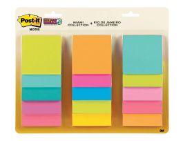 Post-it® Notes 654-15SSMULTI2, 3 in x 3 in (76 mm x 76 mm)