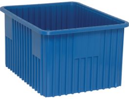 BLUE DIVIDER GRID BOX 22.5INX17.5INX12IN