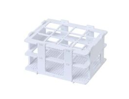 Rack for Small Grinding Vials, 16 Vial Capacity