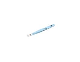 Color Coded Straight Ultra-Fine Tip 3C Tweezers, Blue, 5.75" L; 1/pk