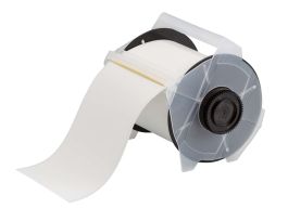 GlobalMark ToughWash Washdown Resistant Labels 4 in W x 50 ft L White