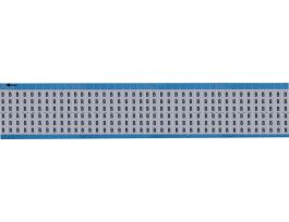 Alphabetical Aluminum Upper Case Scored Wire Marking Cards, B 1800 Total