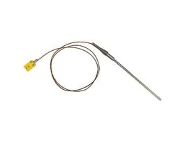 Temperature Probe, Type K, 12" L, Heatshrink and Fiberglass