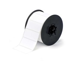 All Weather Permanent Adhesive Vinyl Labels for B30 Printers - 2.85" x 1.125" White