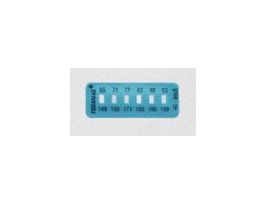Irreversible 6-Point Horizontal Temperature Label, 331-379F/166-193C; 10/Pk