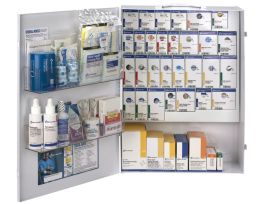 XL METAL FIRST AID CAB W/O MEDICATIONS