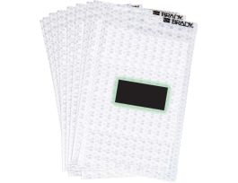 Glow in the Dark 2 in Black, Green Glow on Silver Number - 10/PK