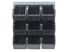 18INX19IN LOUVERED PNL W 9 QUS230BLACK