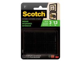 Scotch™ Indoor Fasteners RF7121X, 7/8 in x 7/8 in (22 mm x 22 mm)