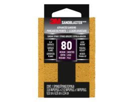 3M™ SandBlaster™ Advanced Sanding Sanding Sponge, 20908-100 ,100 grit, 3 3/4 in x 2 1/2 x 1 in, 1/pk