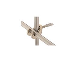 Hook Connector, Nickel-Plated Zinc, 0 to 0.5" Dia Rod s