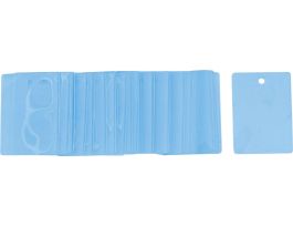 Heat Laminator Supplies, Blue, 2.5 " H x 3.5" W, Pack of 50 Each