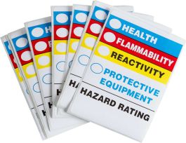 RTK Hazard Rating, 4" H x 2.875" W