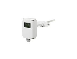 Low-Cost Humidity and Temperature Transmitter with Display, Duct-Mount