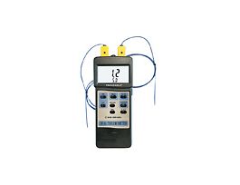Traceable Dual-Input/Output Thermocouple Thermometer with RS-232 and Calibration