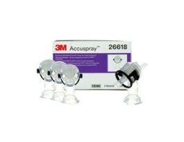 3M™ Accuspray™ Atomizing Head Refill Pack for 3M™ PPS™ Series 2.0, 26618, Clear, 1.8 mm, 4 nozzles per pack, 6 packs per case
