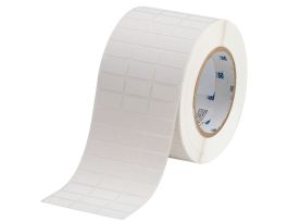 Flame Retardant Polyimide Wire and Cable Labels 0.5 in H x 1 in W White 10000/RL